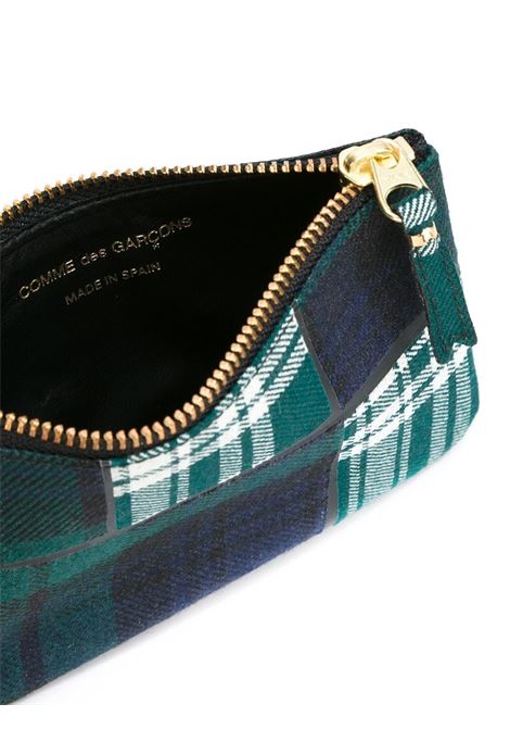 Portafoglio con motivo tartan WALLETS COMME DES GARCONS | Portafogli | SA8100TPGREEN